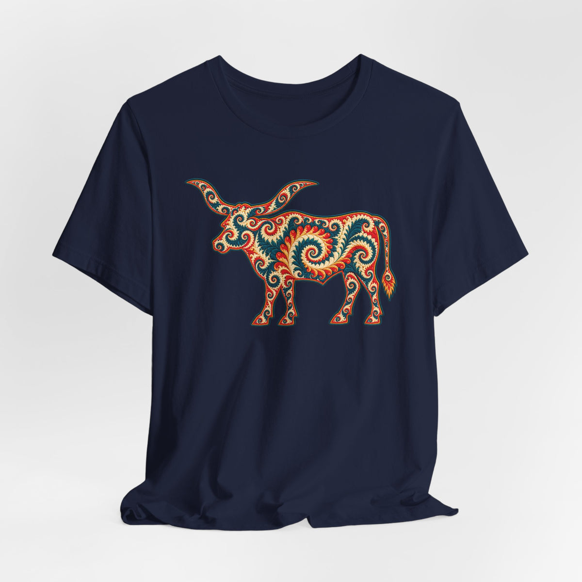 Longhorn Crochet Fractal T-Shirt