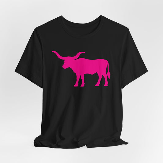 Longhorn Electric Pink T-Shirt