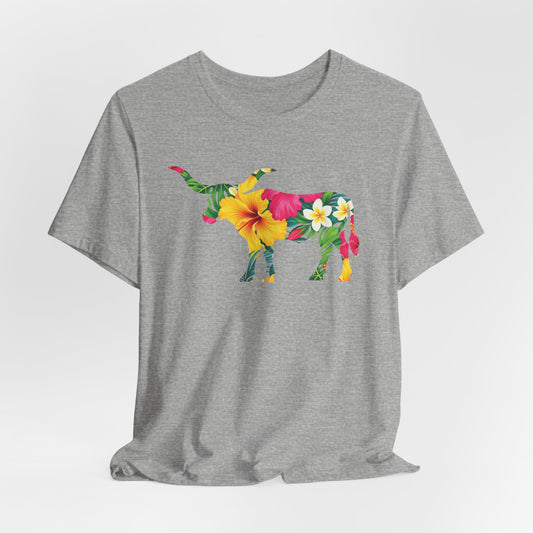 Longhorn Hawaiian Print T-Shirt