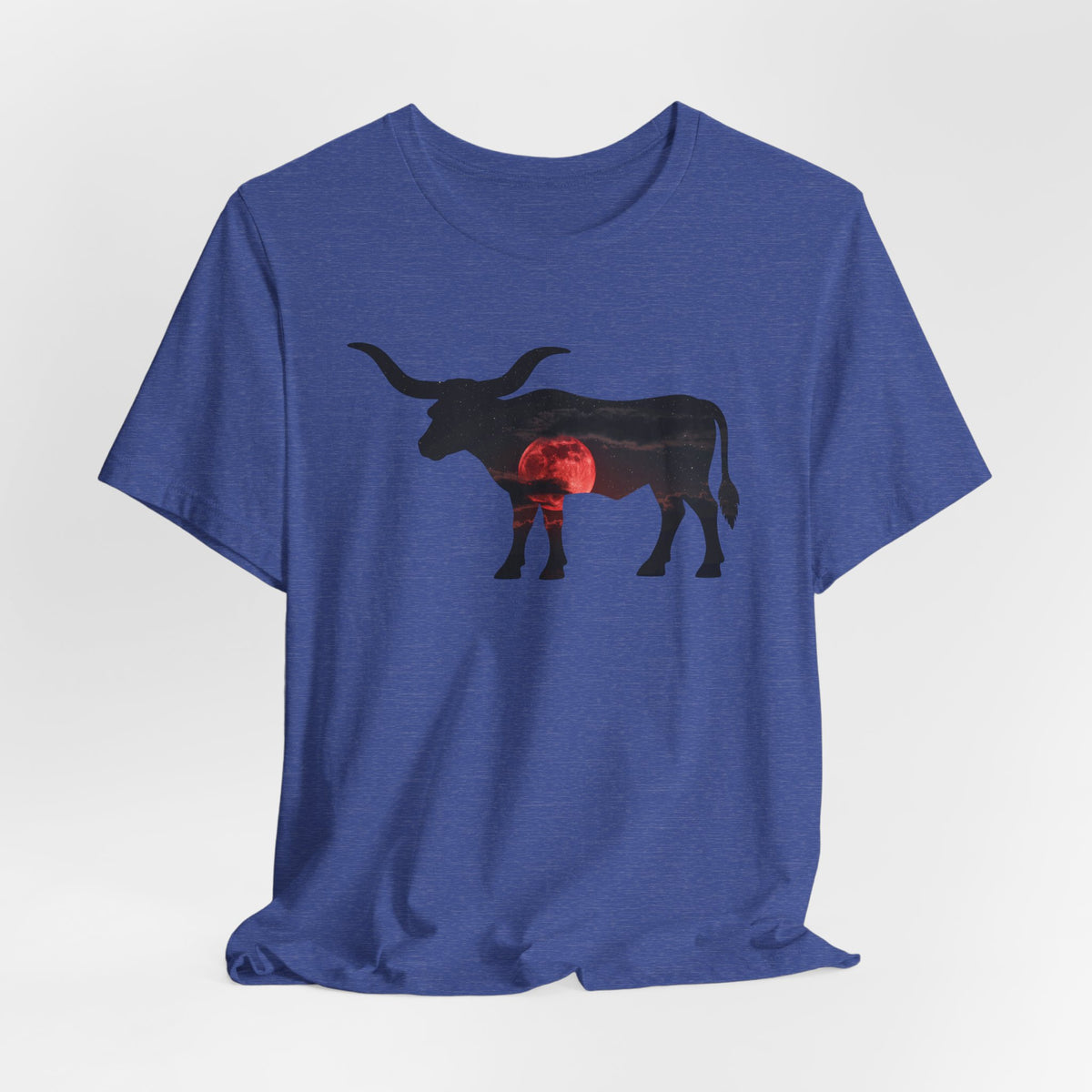 Longhorn Red Moon Rising T-Shirt