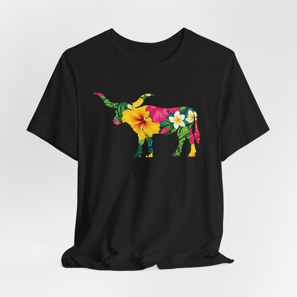 Longhorn Hawaiian Print T-Shirt