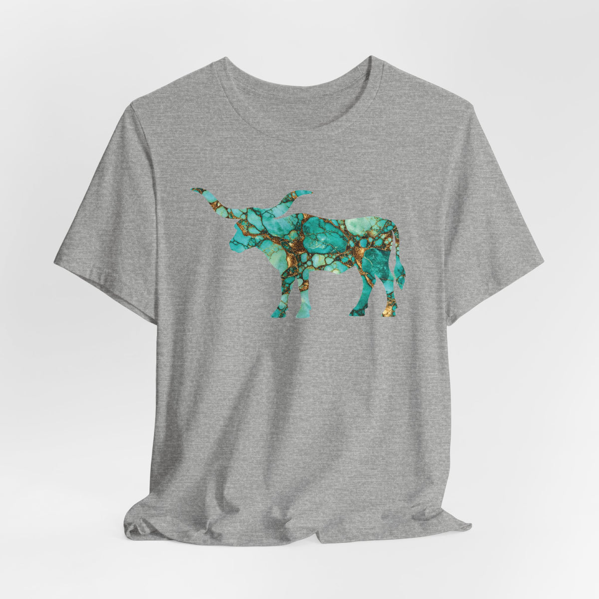 Longhorn Turquoise Marbling T-Shirt