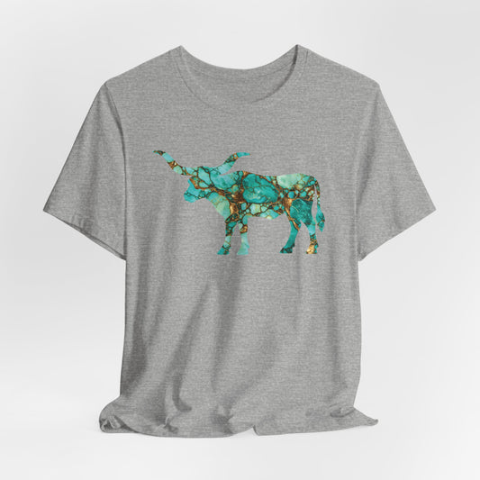 Longhorn Turquoise Marbling T-Shirt