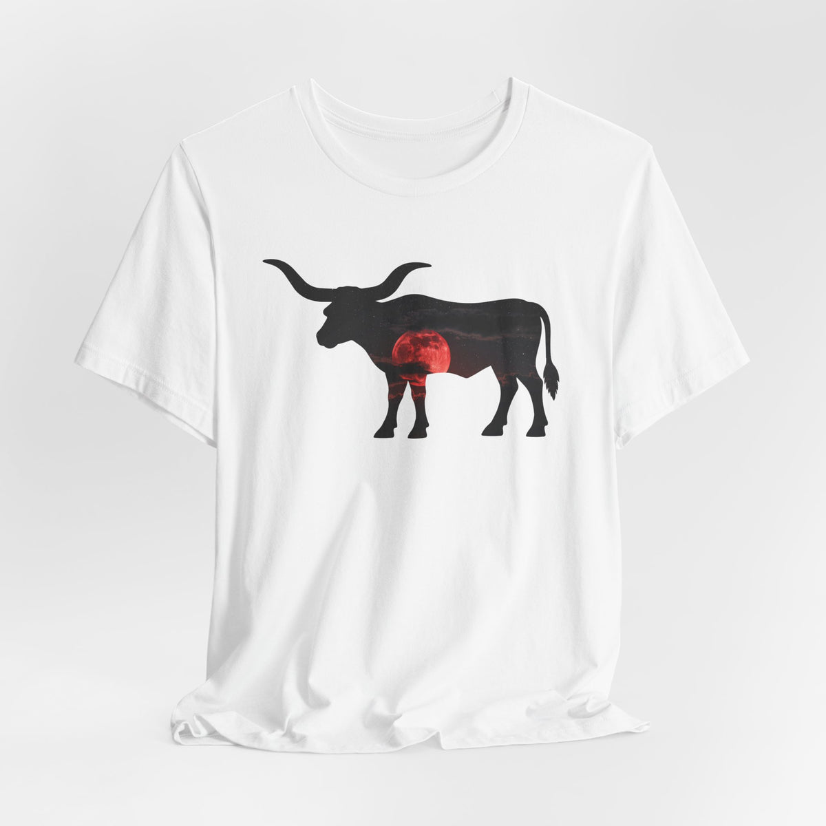 Longhorn Red Moon Rising T-Shirt