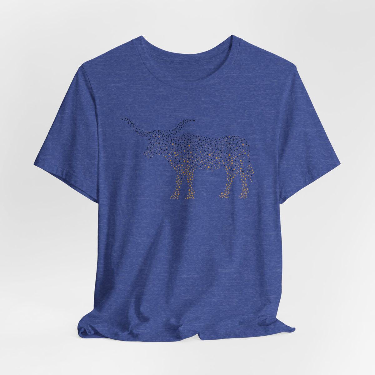 Longhorn Ombré Dotwork T-Shirt