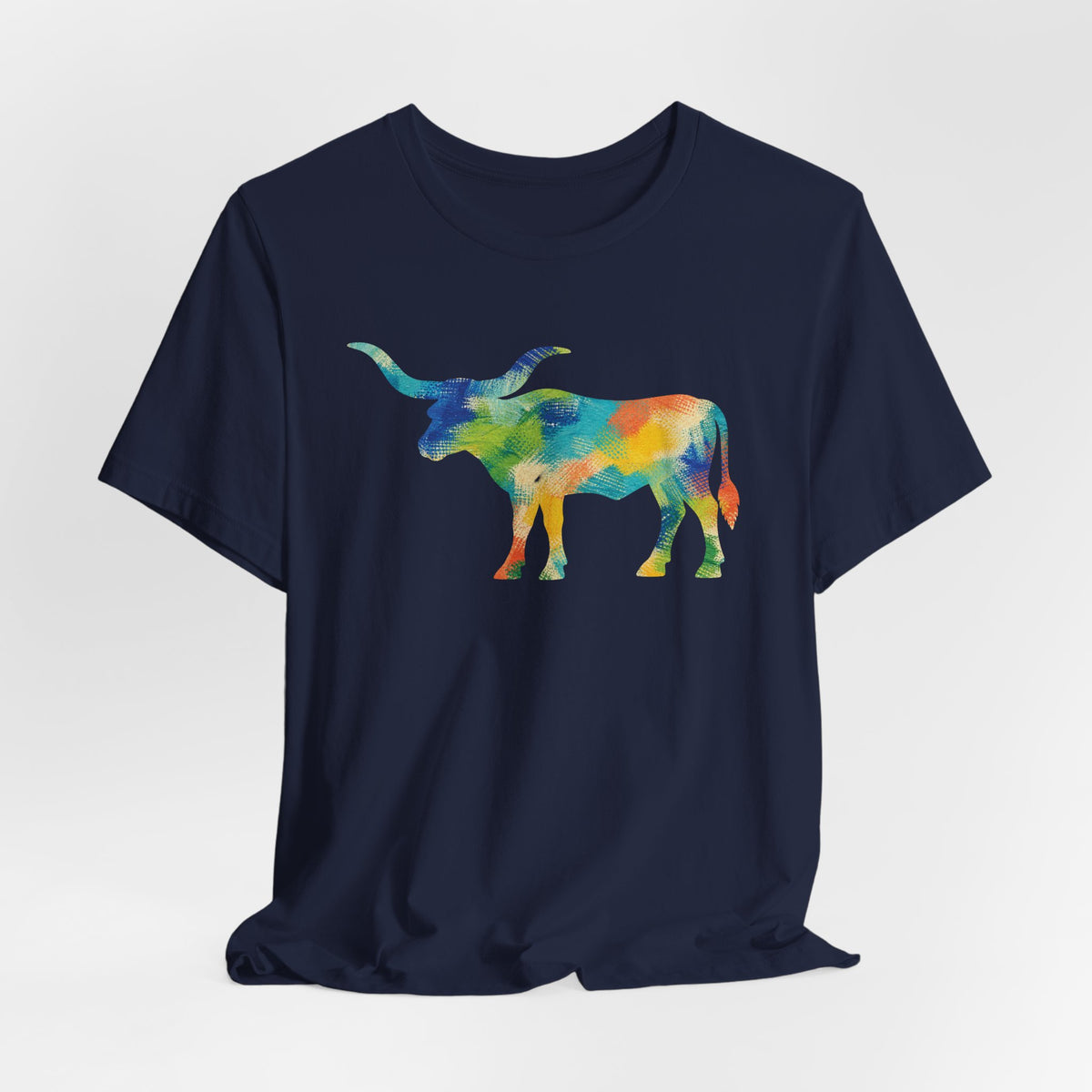 Longhorn Abstract Print T-Shirt