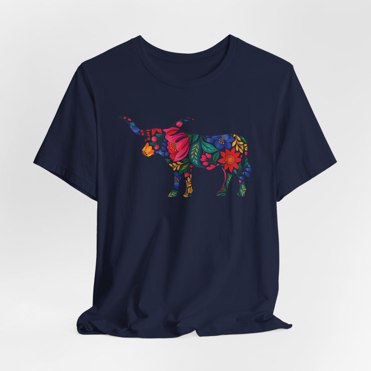 Longhorn Bold Folkloric Blooms T-Shirt