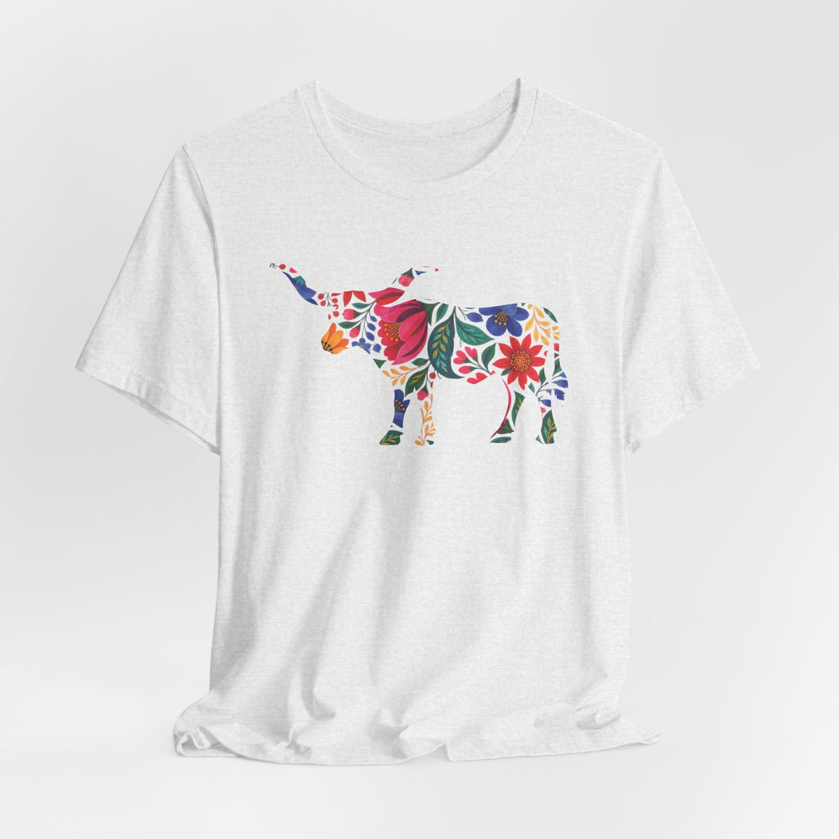 Longhorn Bold Folkloric Blooms T-Shirt