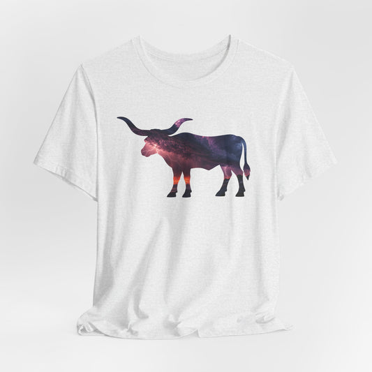 Longhorn Lightening In A Storm Cloud T-Shirt