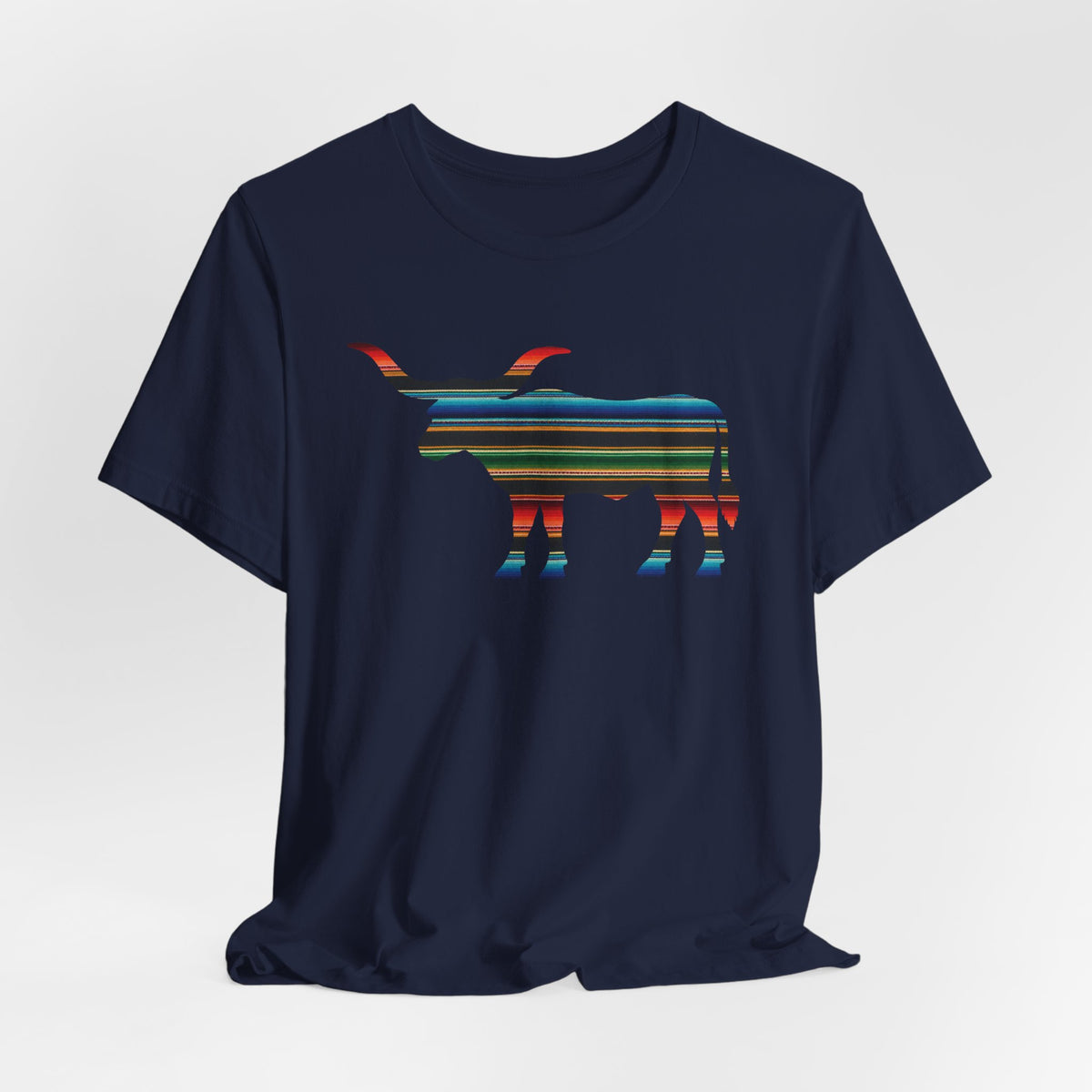Longhorn Serape Print T-Shirt