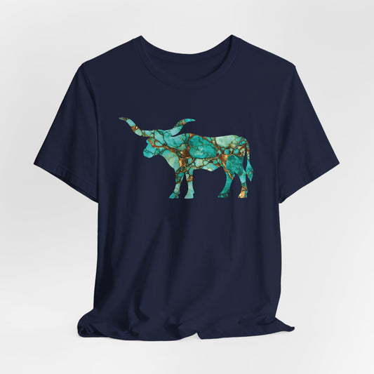 Longhorn Turquoise Marbling T-Shirt