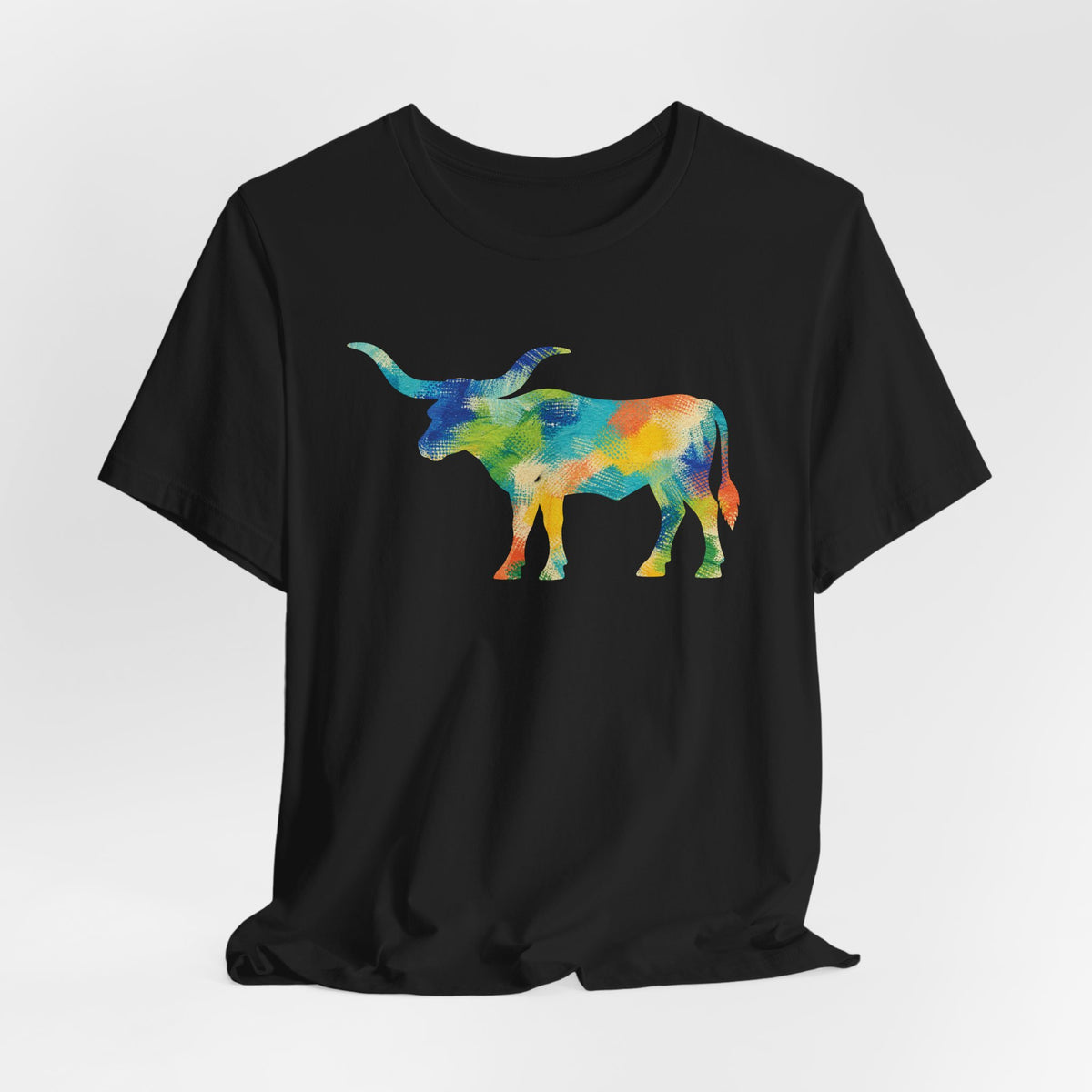 Longhorn Abstract Print T-Shirt