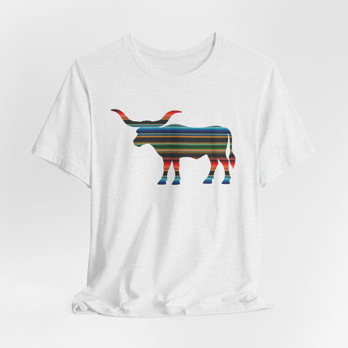 Longhorn Serape Print T-Shirt
