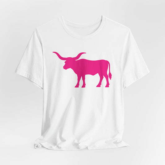 Longhorn Electric Pink T-Shirt