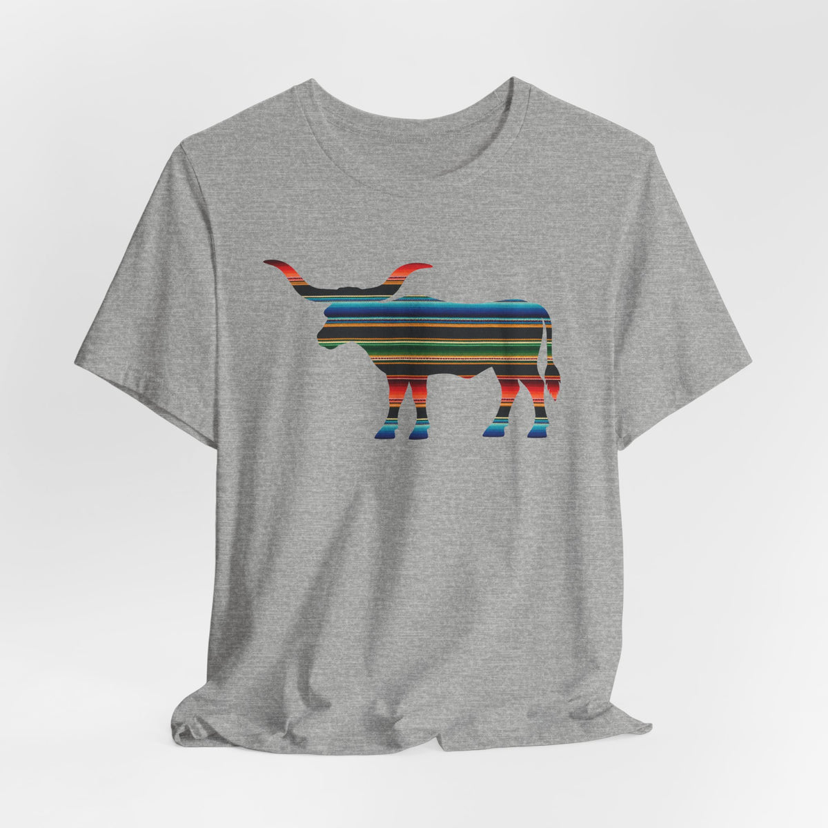 Longhorn Serape Print T-Shirt