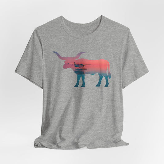 Longhorn Sea Plane On The Ocean T-Shirt