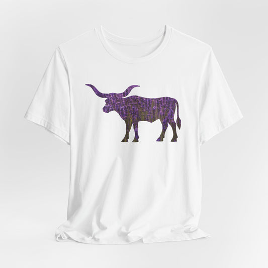 Longhorn in Lavender T-Shirt