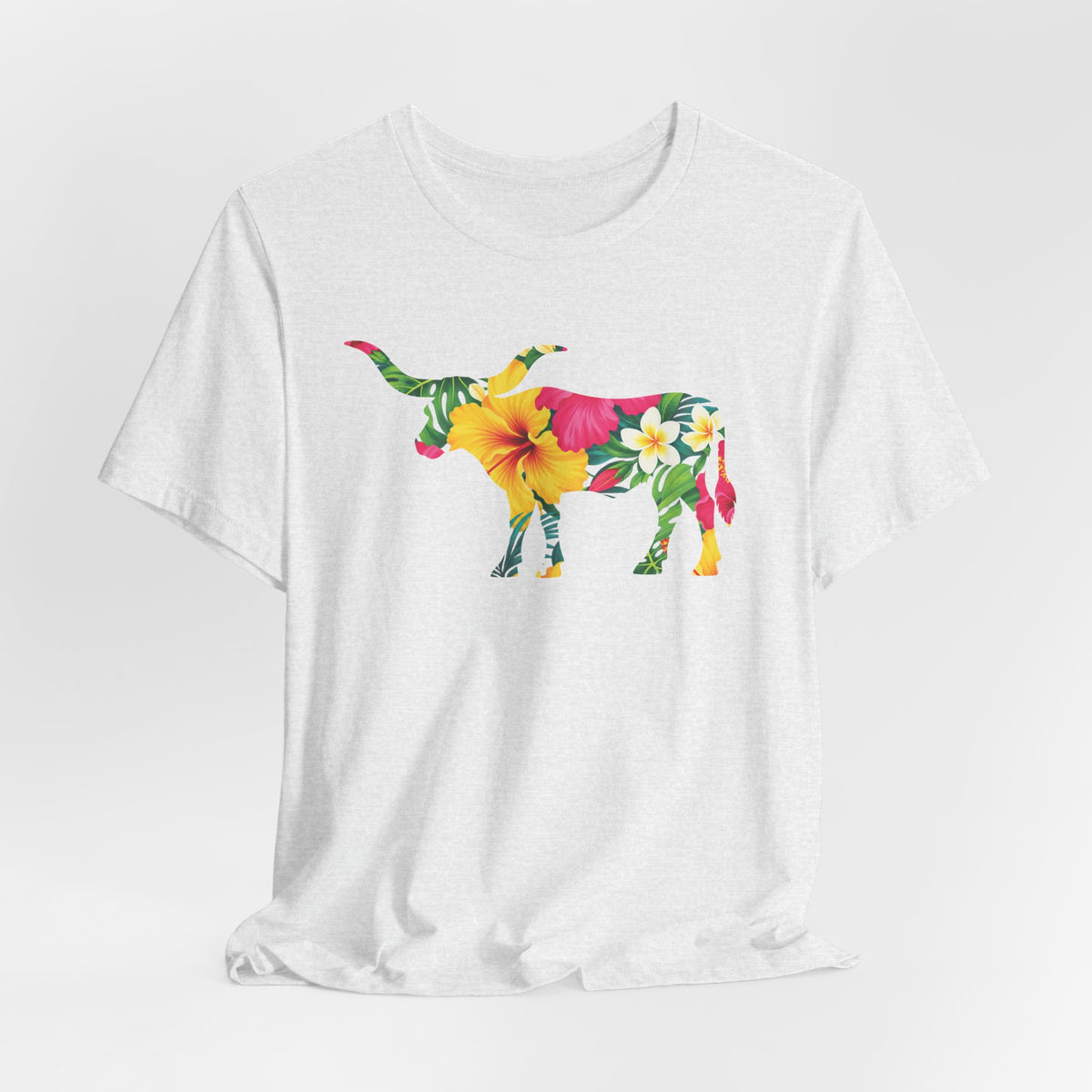 Longhorn Hawaiian Print T-Shirt