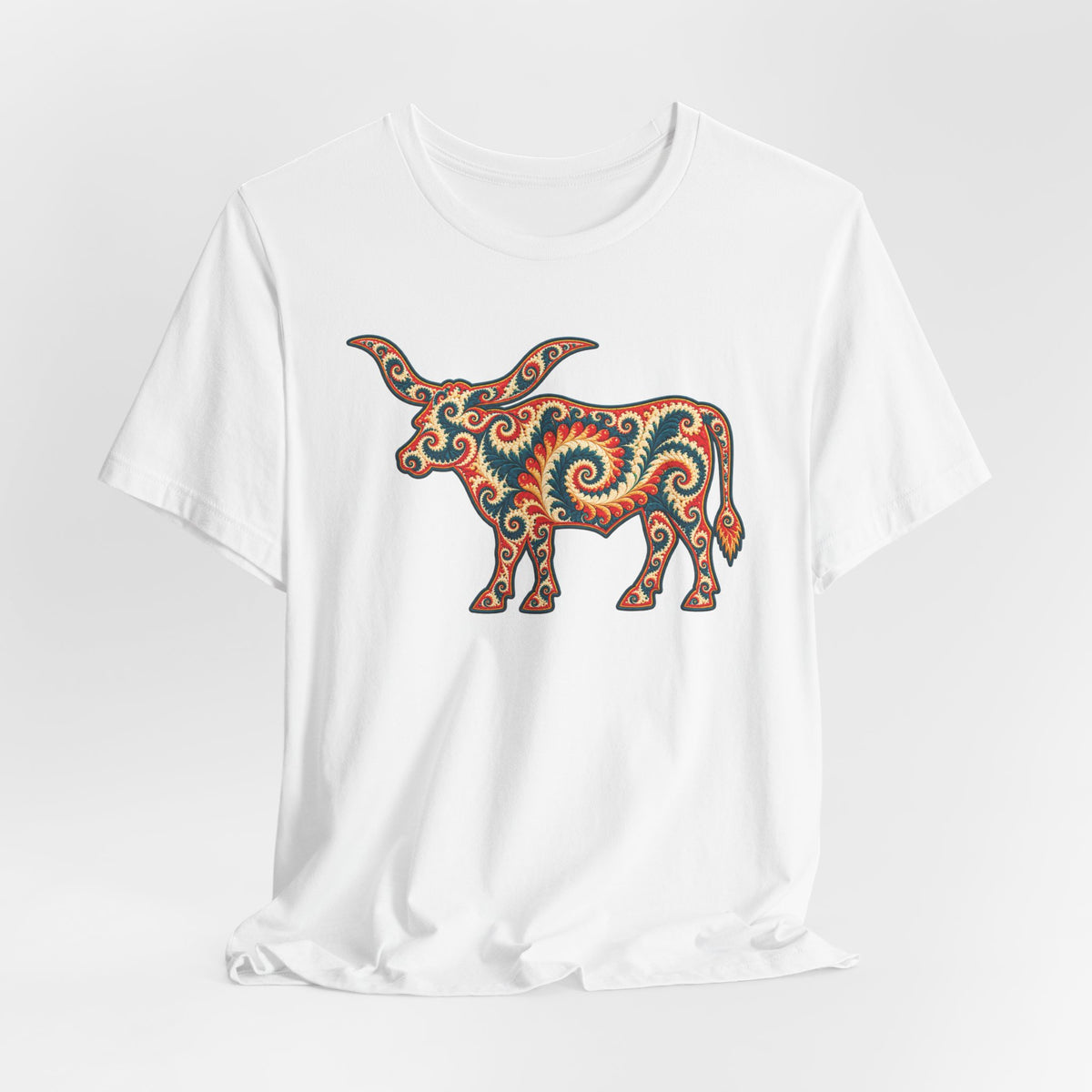 Longhorn Crochet Fractal T-Shirt