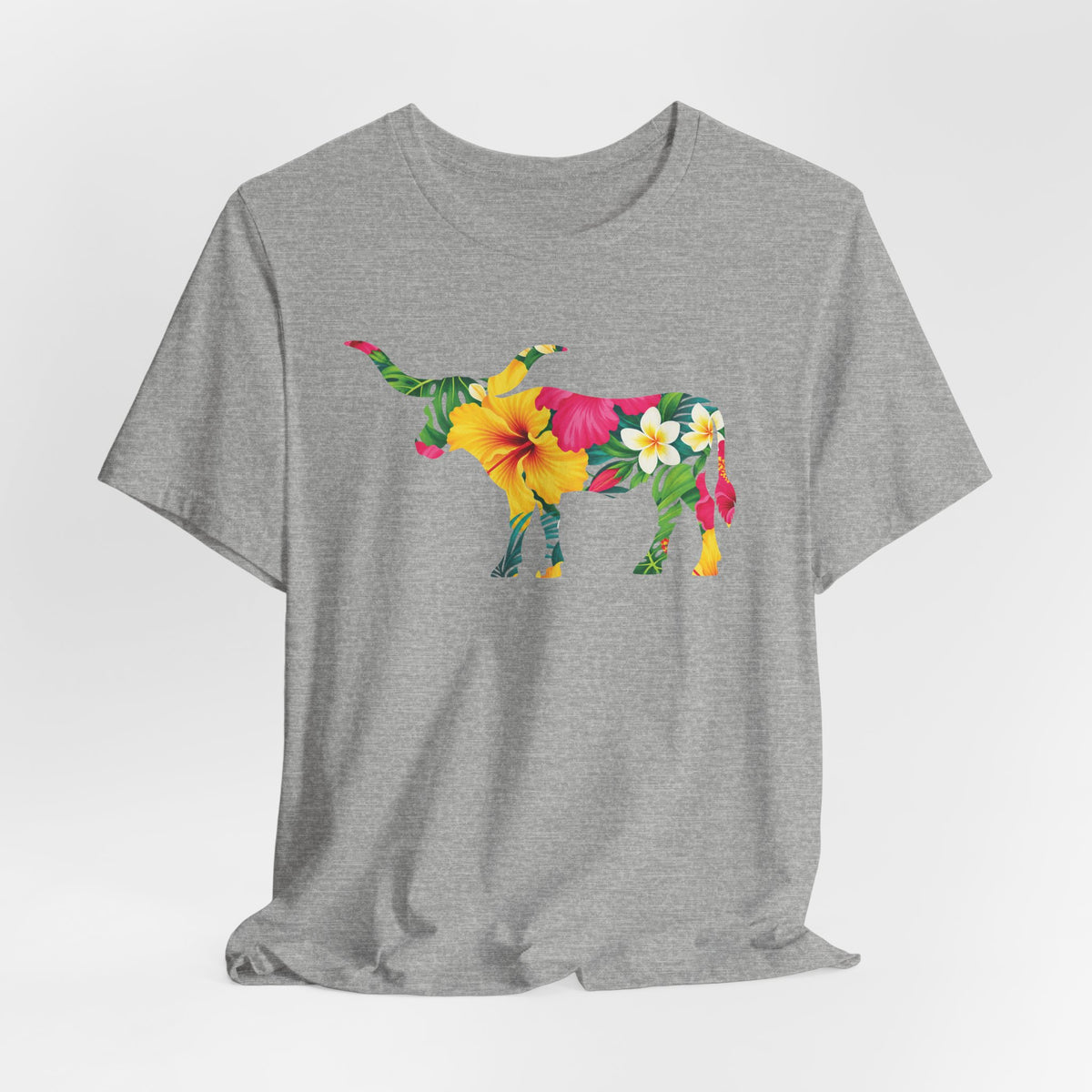 Longhorn Hawaiian Print T-Shirt