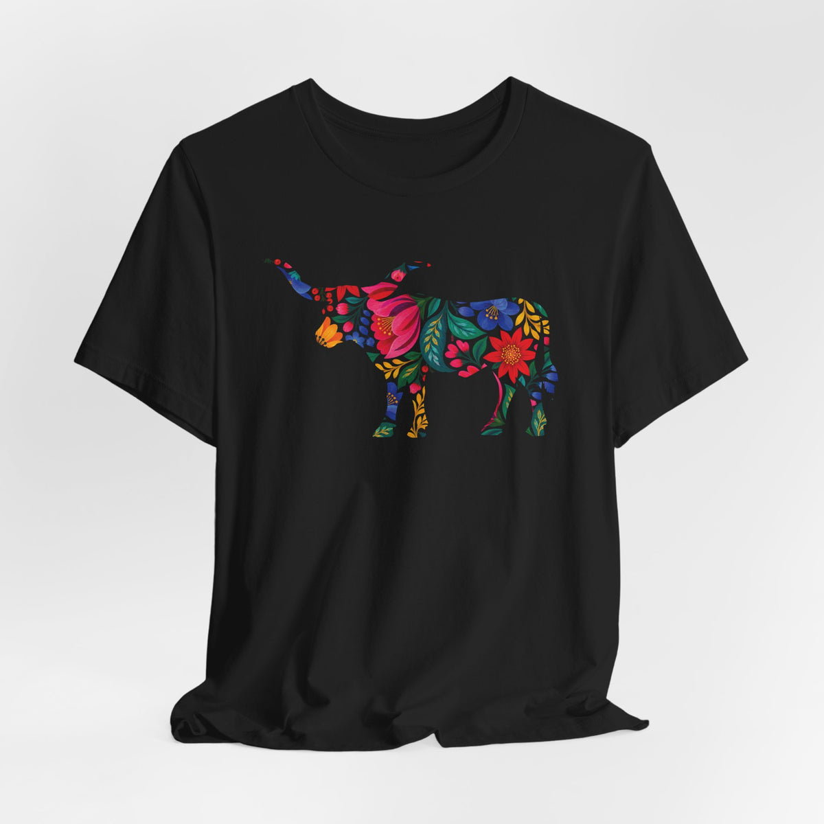 Longhorn Bold Folkloric Blooms T-Shirt