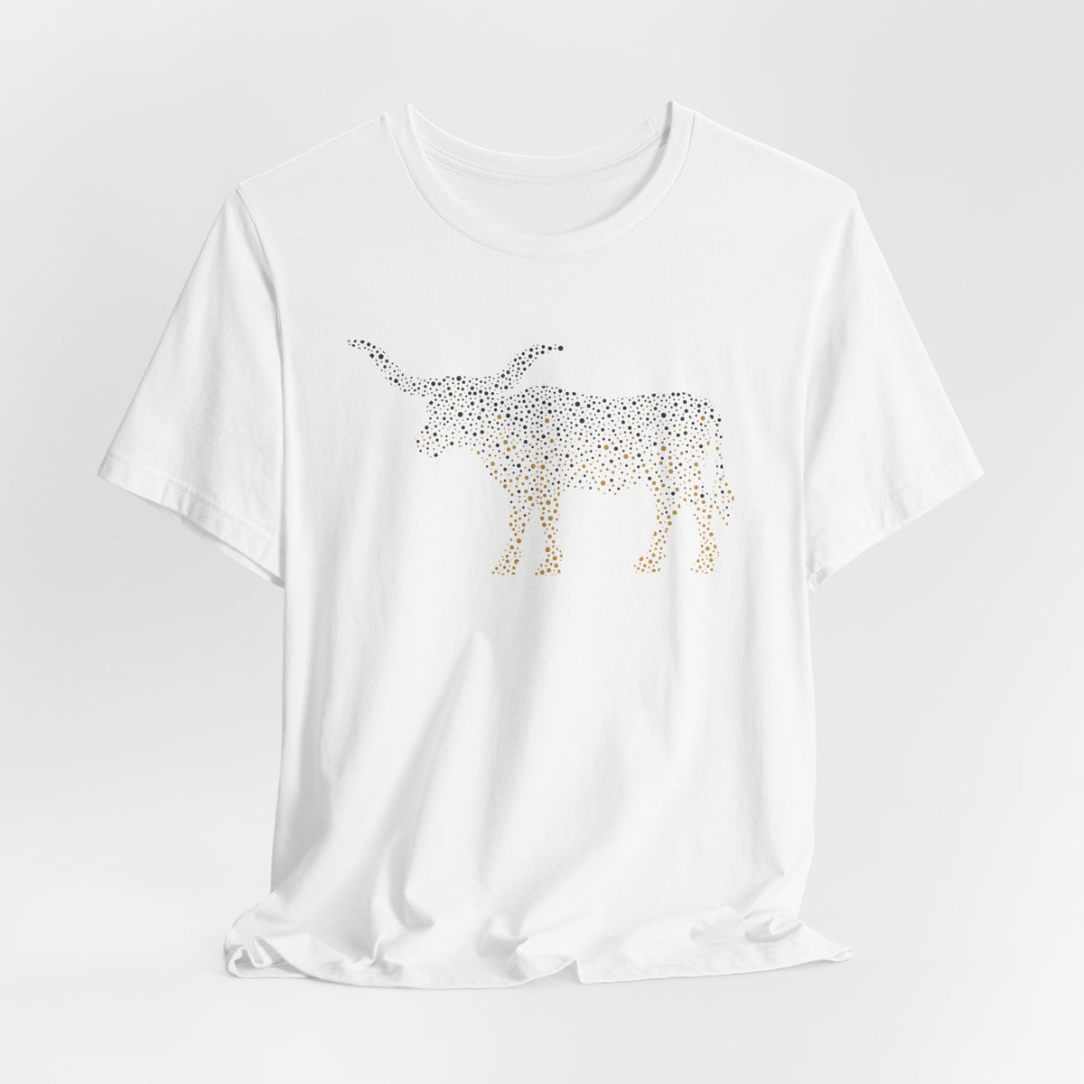 Longhorn Ombré Dotwork T-Shirt